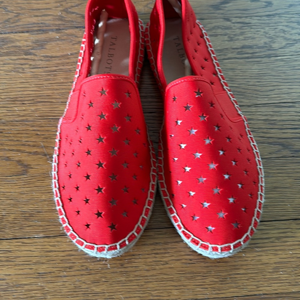 Talbots‎ Izzy Stars Espadrille Loafer Flats